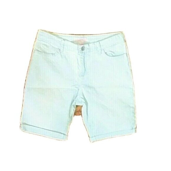 The Children's Place Skimmer Shorts Blue Girls Size 12 Plus Cuffed - Picture 1 of 5